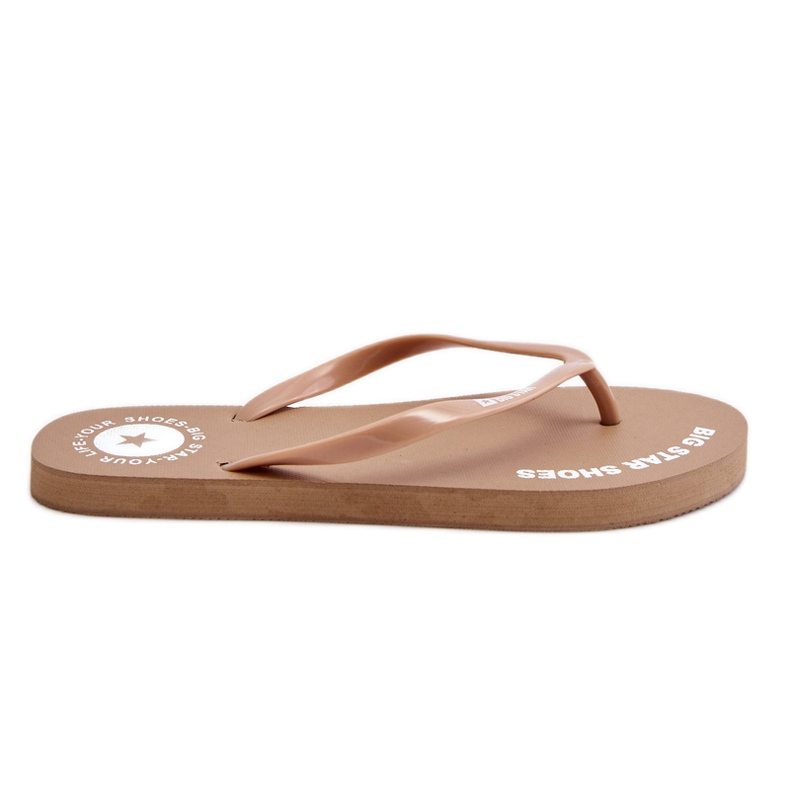 Flip Flops confortabili Big Star LL274796 Bej