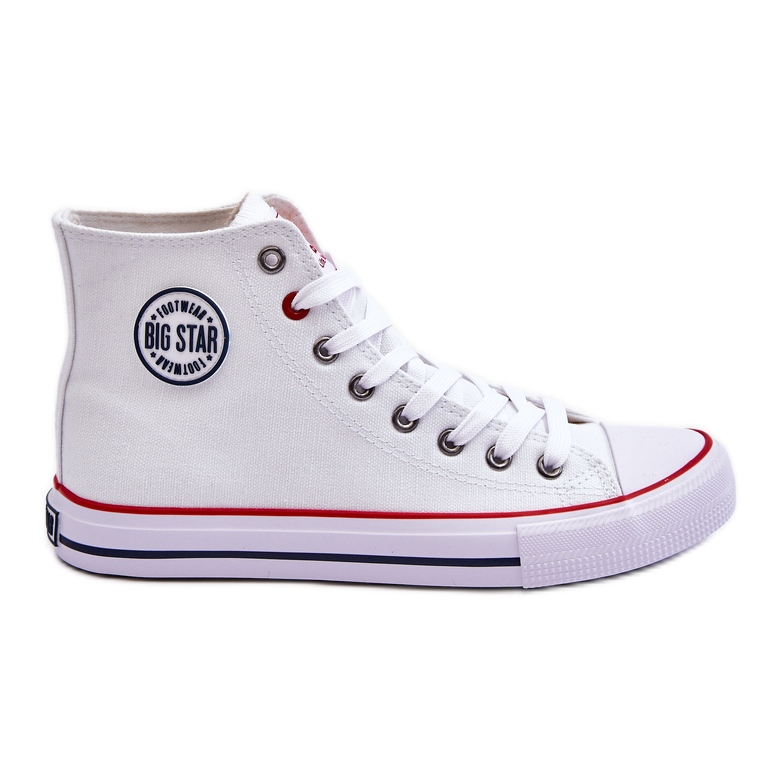 Pantofi de damă Classic High Top Big Star T274026 Alb