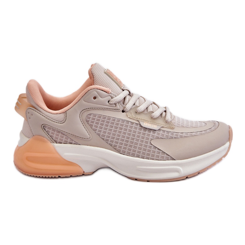 Sistem confortabil de spumă cu memorie Big Star Pantofi sport LL274336 Bej