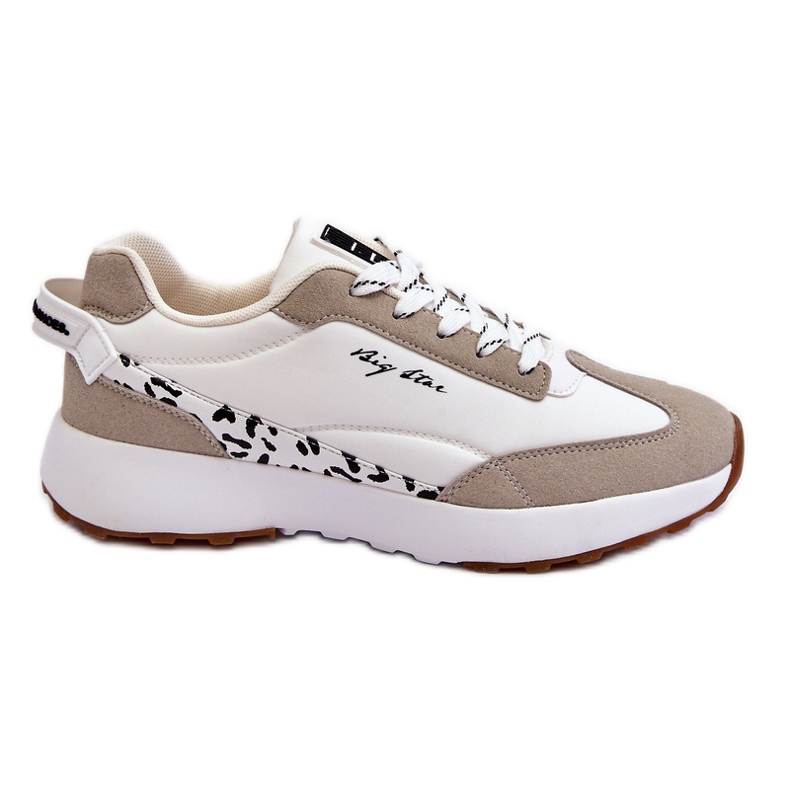 Pantofi de damă cu sistem de spumă cu memorie Big Star LL274957 Alb Pantofi de damă cu sistem de spumă cu memorie Big Star LL274957 Alb