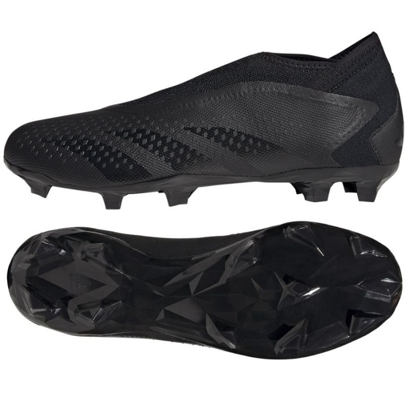 Adidas Predator Accuracy.3 Ll Fg M GW4598 pantofi de fotbal negru negru