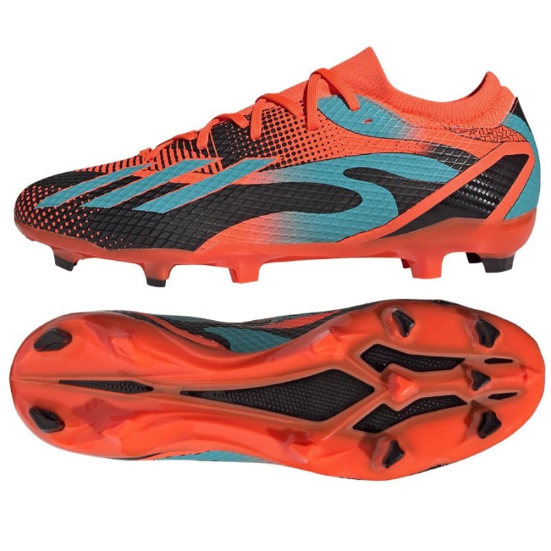 Pantofi de fotbal Adidas X Speedportal Messi.3 Fg M GZ5146 portocale portocale si rosii