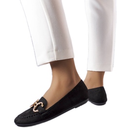 Mocasini clasici negri Pitre negru Mocasini clasici negri Pitre negru