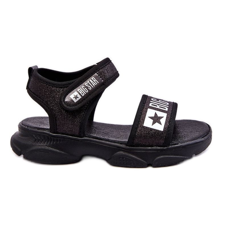 Sandale cu velcro pentru copii Big Star LL374192 Negru