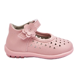 PA1 Balerini înalți ajurat pentru copii cu velcro roz Jianna PA1 Balerini înalți ajurat pentru copii cu velcro roz Jianna
