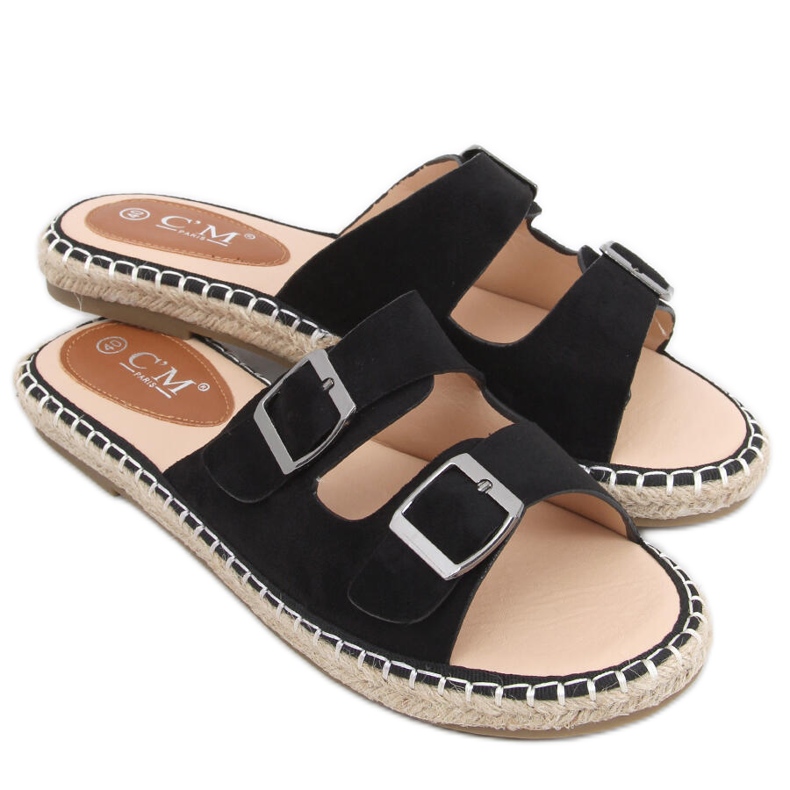 BM Espadrile Maina Black negru