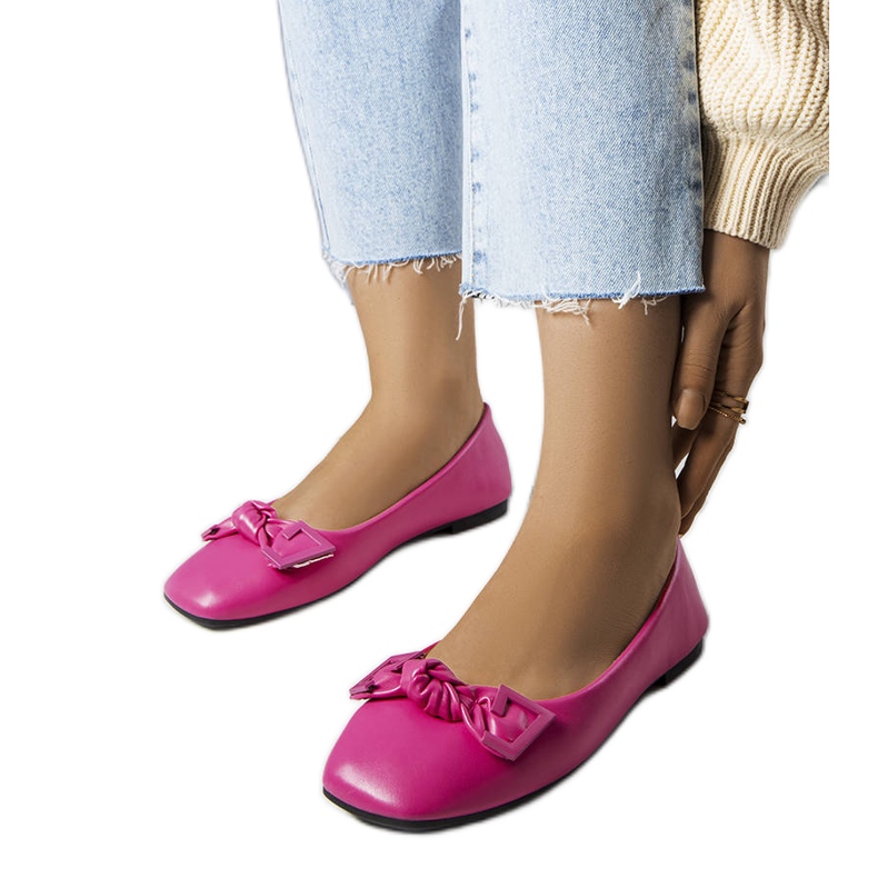 Balerini roz cu fundita de la Tabitha