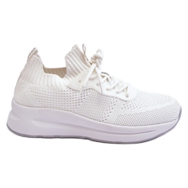 Pantofi de damă Cross Jeans cu slip-on LL2R4031C alb
