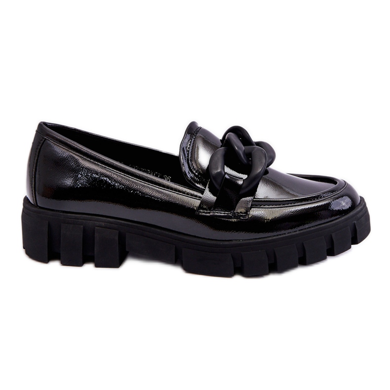 Vinceza Mocași cu platformă lăcuți pentru femei, negri Bennett negru