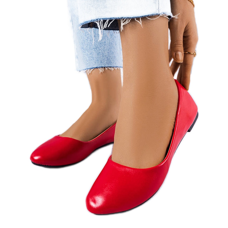 Balerini clasici roșii Narcisse roșu Balerini clasici roșii Narcisse roșu