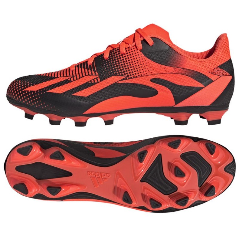 Pantofi de fotbal Adidas X Speedportal Messi.4 Fg GZ5140 portocale portocale si rosii
