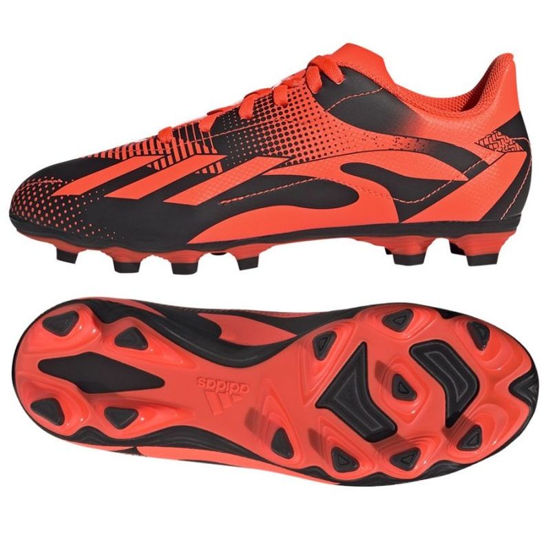 Pantofi de fotbal Adidas X Speedportal Messi.4 Fg Jr GZ5139 portocale portocale si rosii