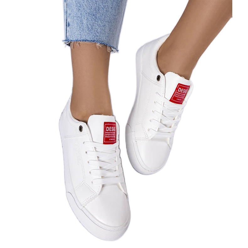 Vinceza Tenisi clasici albi Vincez