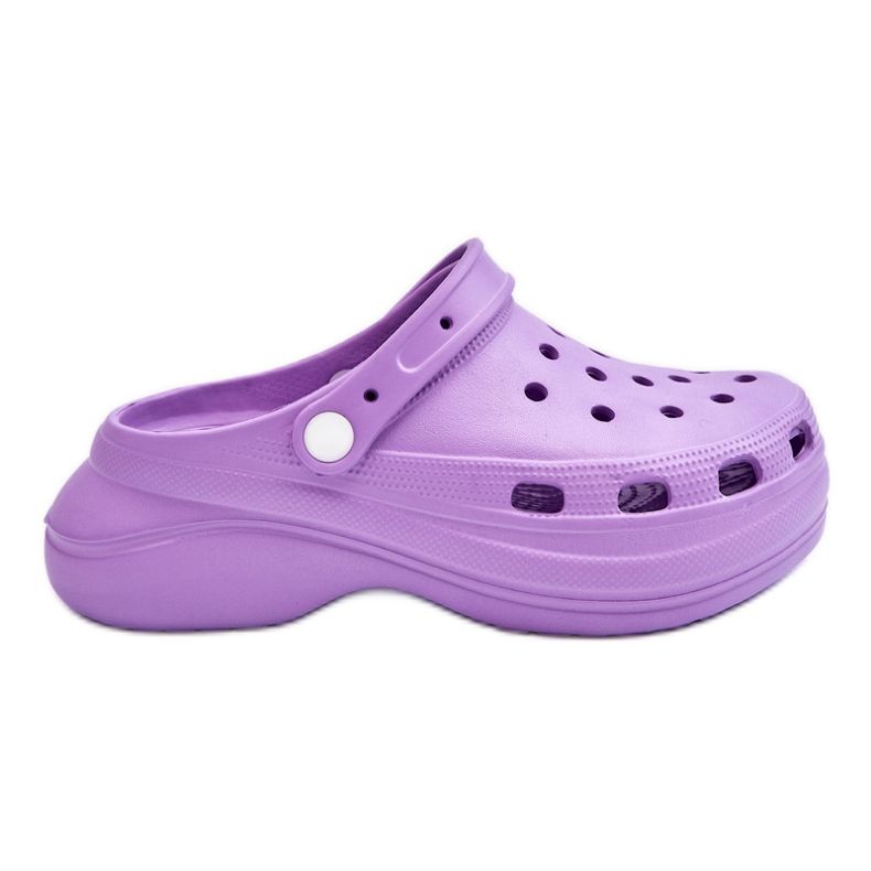 FS1 Papuci de damă cu spumă Crocs Purple Coline violet FS1 Papuci de damă cu spumă Crocs Purple Coline violet