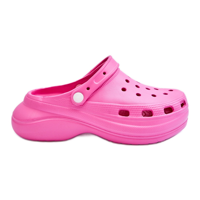 Papuci de damă cu spumă Crocs roz închis Coline