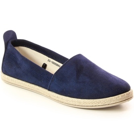 Espadrile cu slip-on Potocki 16009 de damă bleumarin albastru marin