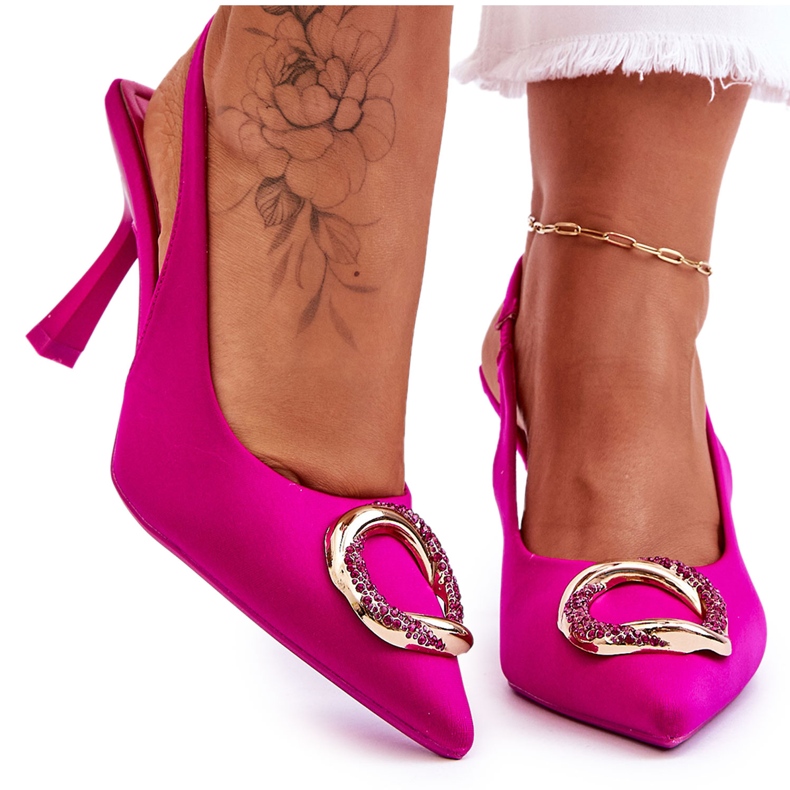 Ace La Moda Cu Decorat Si Zirconi Fuchsia Alexia roz Ace La Moda Cu Decorat Si Zirconi Fuchsia Alexia roz