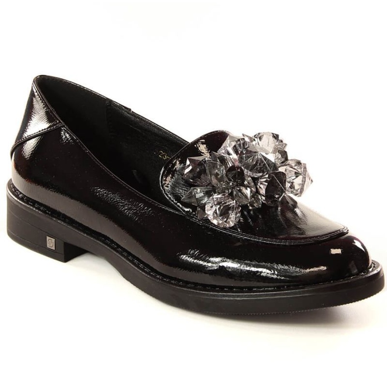 Pantofi lacuiti cu cristale Potocki W WOL136 negru