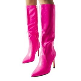 Inna Cizme cu toc înalt roz deschis de la Jaylin Inna Cizme cu toc înalt roz deschis de la Jaylin