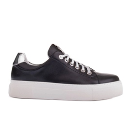 Marco Shoes Adidași ușori negru Marco Shoes Adidași ușori negru