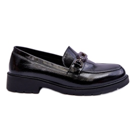 S.Barski Mocasini Lacuiti Mocasini Cu Decorat Maura Neagra negru S.Barski Mocasini Lacuiti Mocasini Cu Decorat Maura Neagra negru