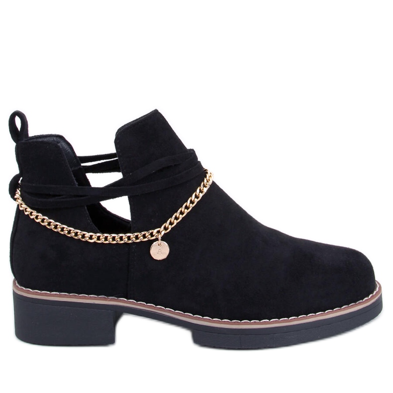 BM Cizme decupate de primăvară Sienna Black negru BM Cizme decupate de primăvară Sienna Black negru