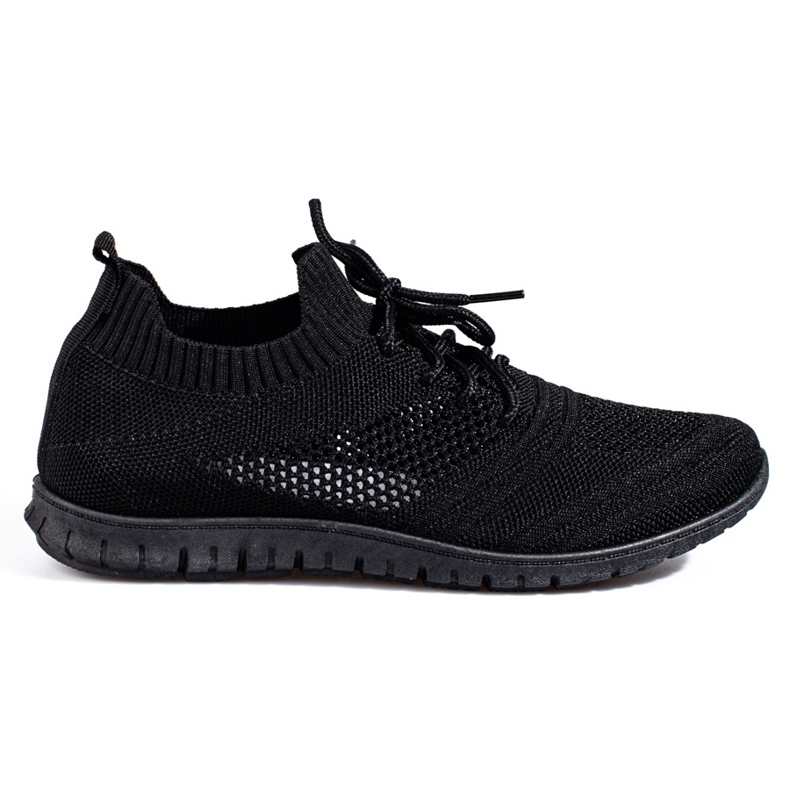 W. Potocki Pantofi sport de dama usor ajurati Potocki negri negru W. Potocki Pantofi sport de dama usor ajurati Potocki negri negru