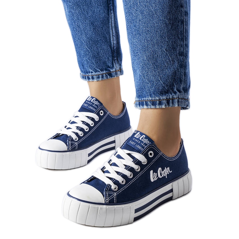 Tenisi bleumarin Lee Cooper LCW-23-31-1803L albastru