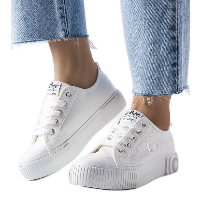 Tenisi albi Lee Cooper LCW-23-31-1806L