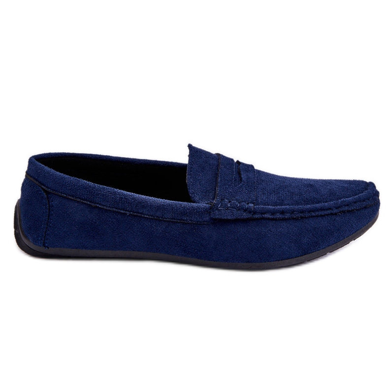 Mocasini de piele intoarsa pentru barbati bleumarin Mack albastru Mocasini de piele intoarsa pentru barbati bleumarin Mack albastru
