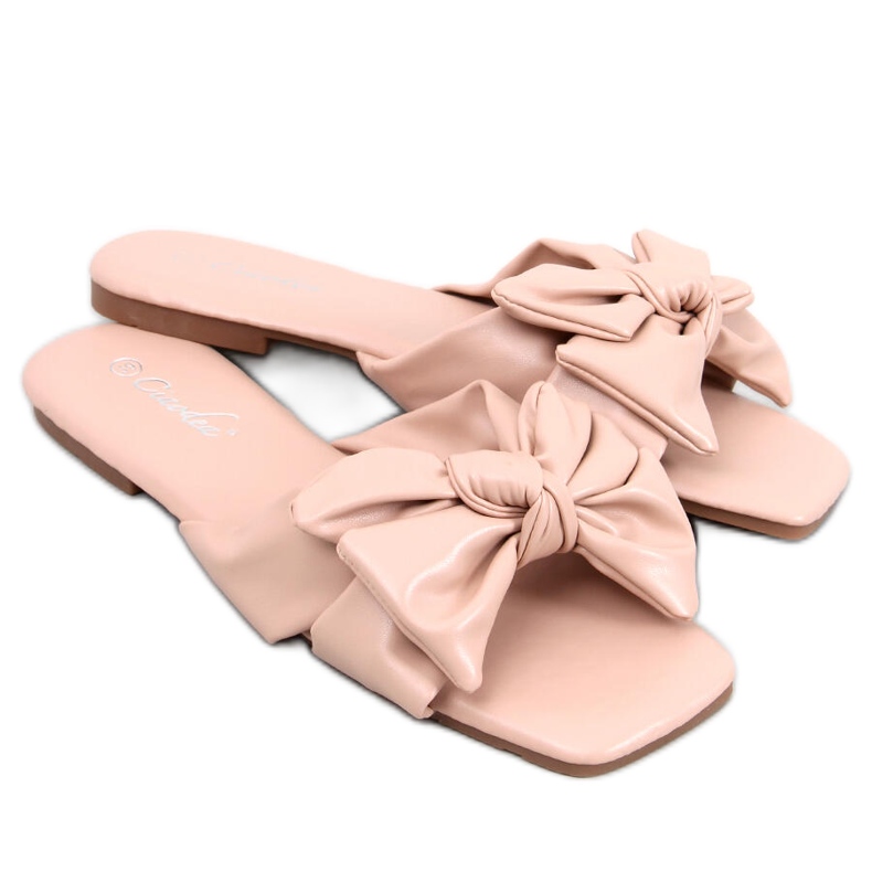 Sandale Minnen Nude Bow roz