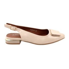 M.Daszyński Pompe de damă bej Daszyński SA201-9 M.Daszyński Pompe de damă bej Daszyński SA201-9