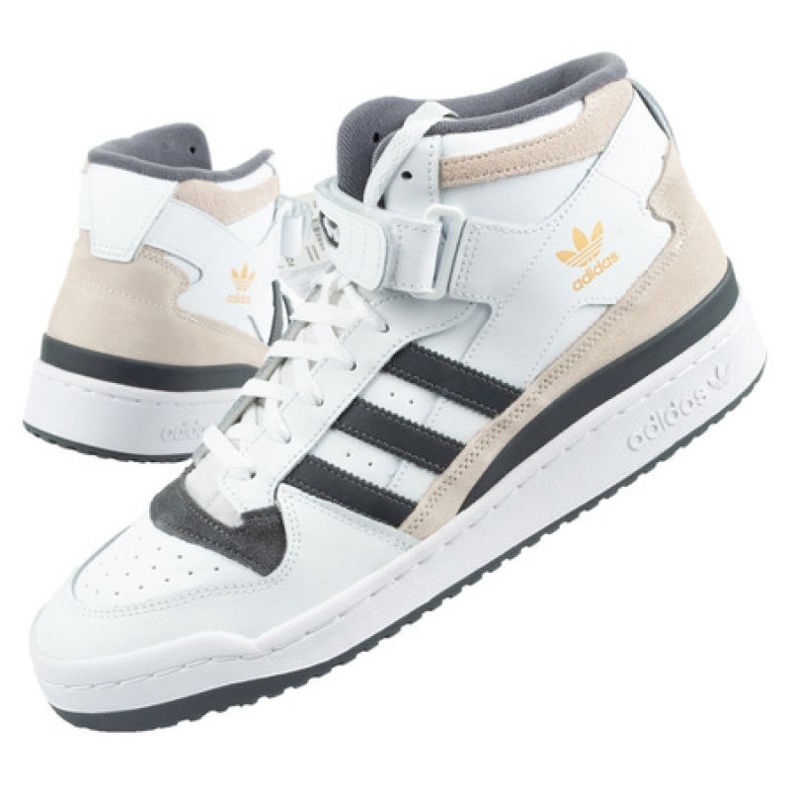 Pantofi sport Adidas Forum Mid M GW4371 alb