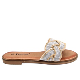 Seastar Glisoare Magali Silver cu strasuri argint