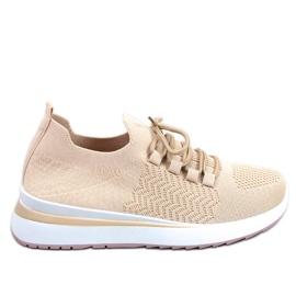 PA1 Pantofi sport cu șosete Barthel Beige bej PA1 Pantofi sport cu șosete Barthel Beige bej