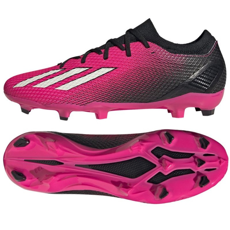 Pantofi de fotbal Adidas X Speedportal.3 Fg M GZ5076 roz trandafiri și violete
