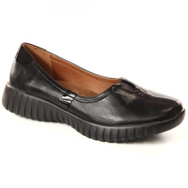 Pantofi slip-on Jezzi W JEZ394 negru