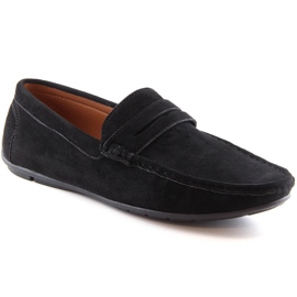 Mocasini negri din piele intoarsa pentru barbati McKeylor 2259 negru Mocasini negri din piele intoarsa pentru barbati McKeylor 2259 negru
