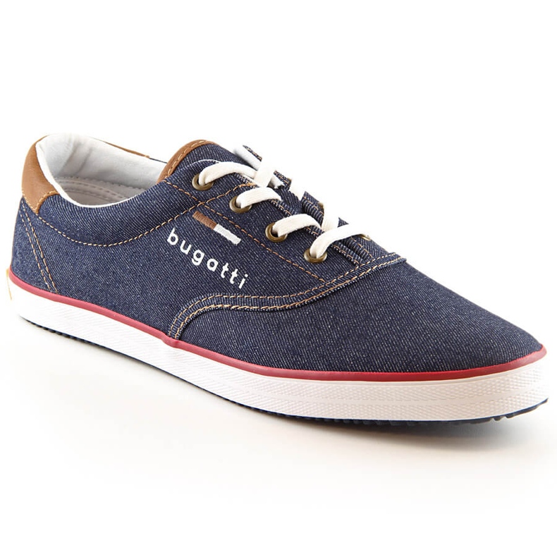 Pantofi sport confortabili pentru barbati din denim Bugatti LL153143 albastru Pantofi sport confortabili pentru barbati din denim Bugatti LL153143 albastru
