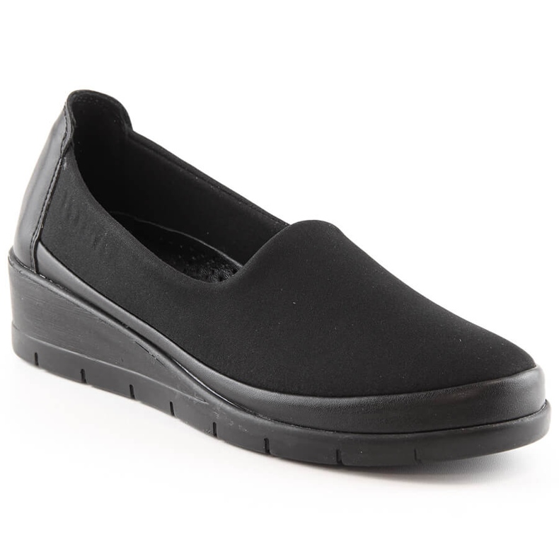 Pantofi slip-on confortabili dama negri T.Sokolski W23-483 negru