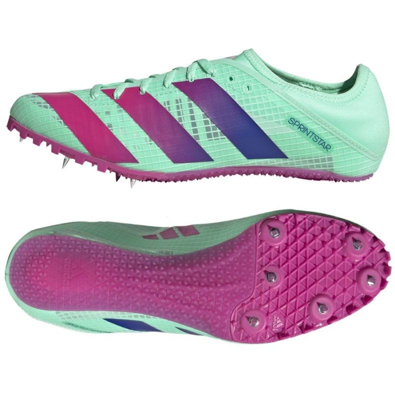 Pantofi cu vârfuri adidas Sprintstar M GV9067 albastru