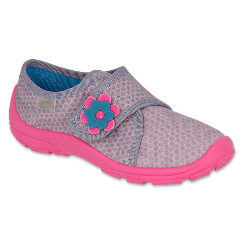 Papuci copii Befado 974X528 roz cu floare