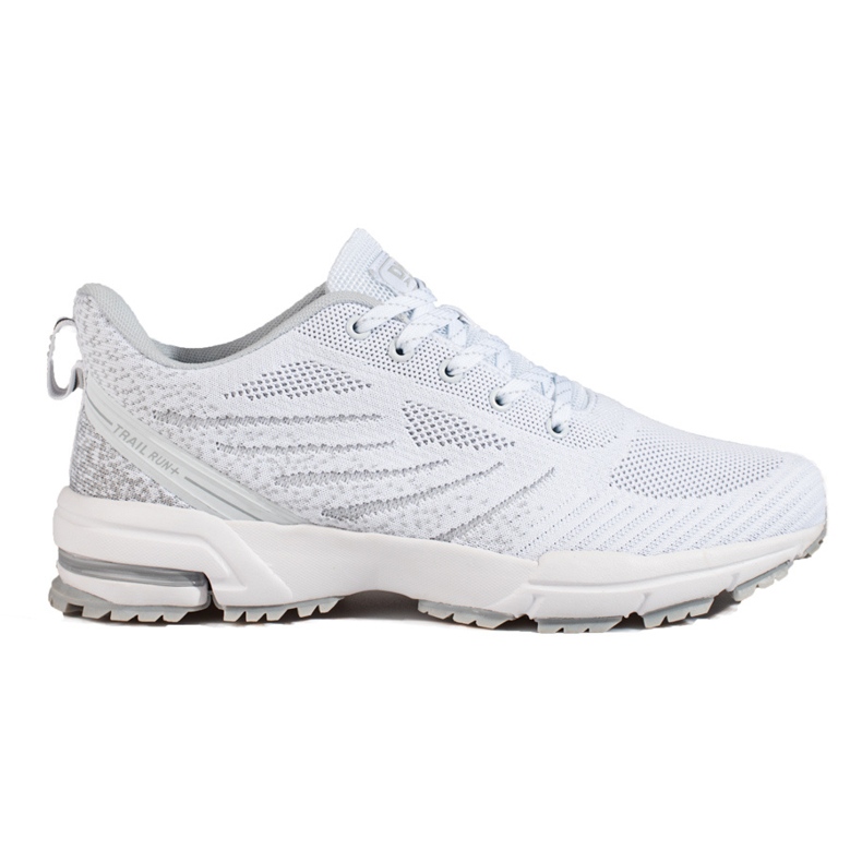 Pantofi sport albi pentru bărbați pe talpă groasă DK Pantofi sport albi pentru bărbați pe talpă groasă DK