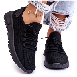 FB2 Pantofi sport slip-on pentru damă, negru Rosett