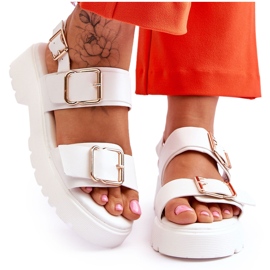 FB2 Sandale Confortabile Piele Albe Alayah FB2 Sandale Confortabile Piele Albe Alayah