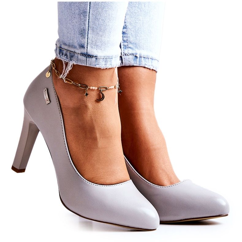 Geacă de damă pe toc Gri Sergio Leone Campbell