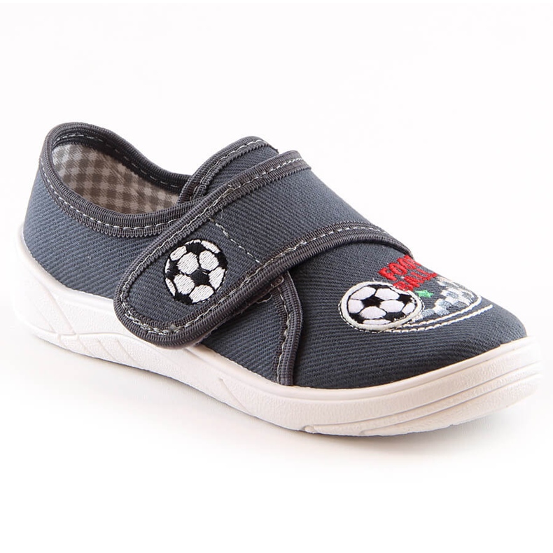 Nazo N019BFW papuci de sport pentru băieți, cu velcro gri