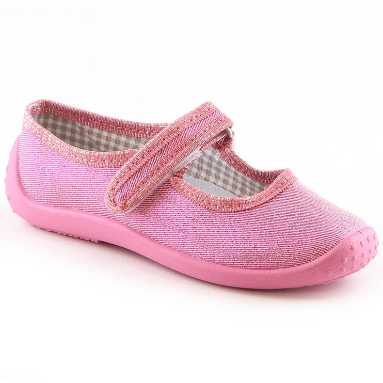 Papuci balerina pentru fete de gradinita roz Nazo N001ECW