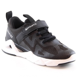 Atletico Pantofi sport pentru copii cu velcro negru AbcKids B022302001