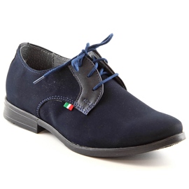 Pantofi formali pentru băieți Kornecki 6120 bleumarin albastru Pantofi formali pentru băieți Kornecki 6120 bleumarin albastru